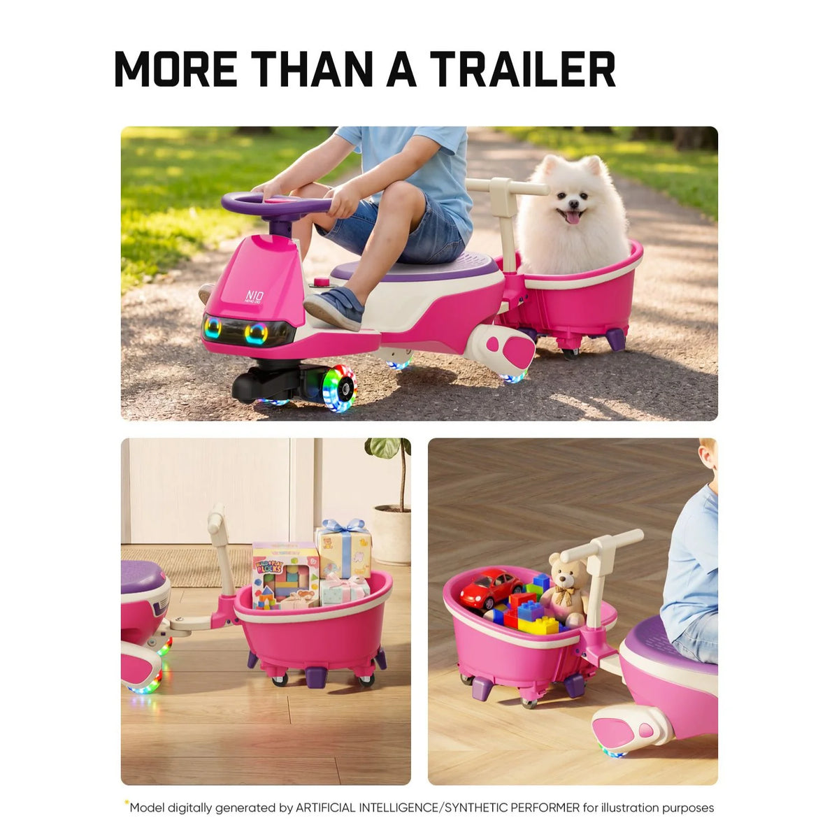 FanttikRide N10 Trailer for N10 Series Wiggle Car