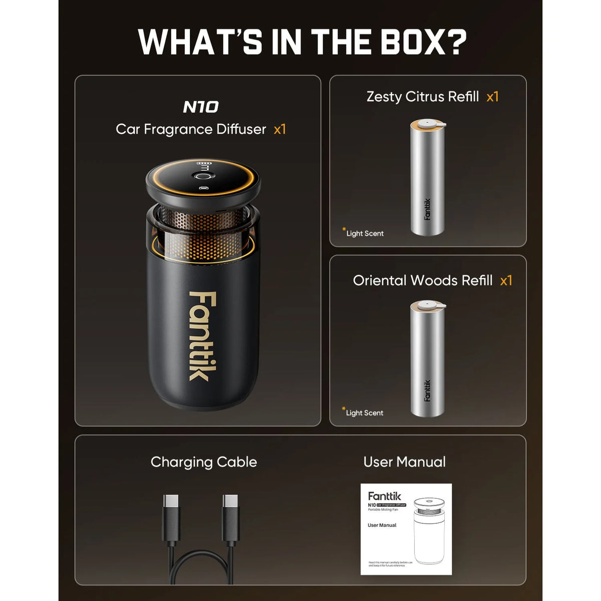 Fanttik N10 Smart Car Air Freshener