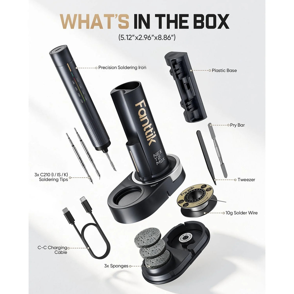 Fanttik T2 Max Soldering Iron Kit