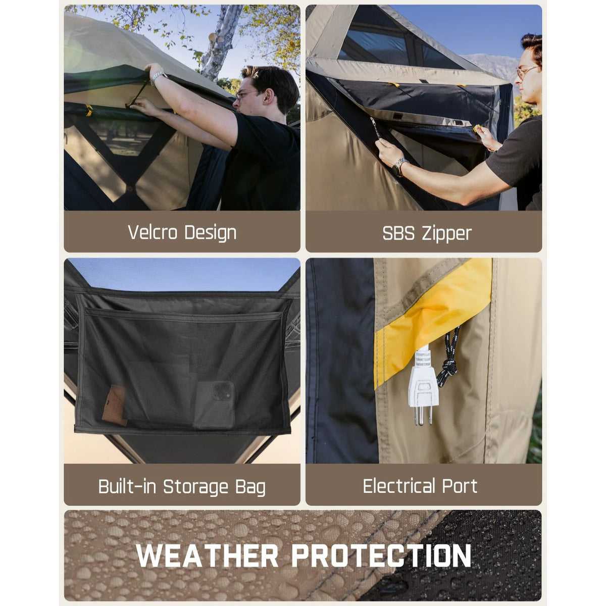 FanttikOutdoor Alpha C6 Ultra Instant Cabin Tent