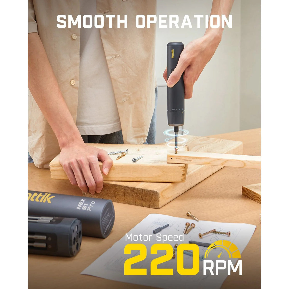 Fanttik S1 Pro Cordless Electric Screwdriver