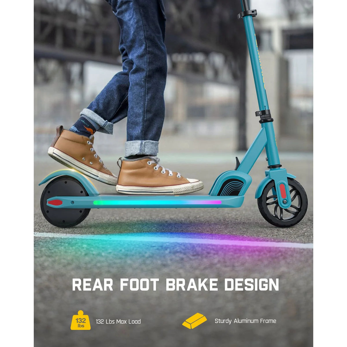 FanttikRide C9 Pro Electric Scooter for Kids Blue