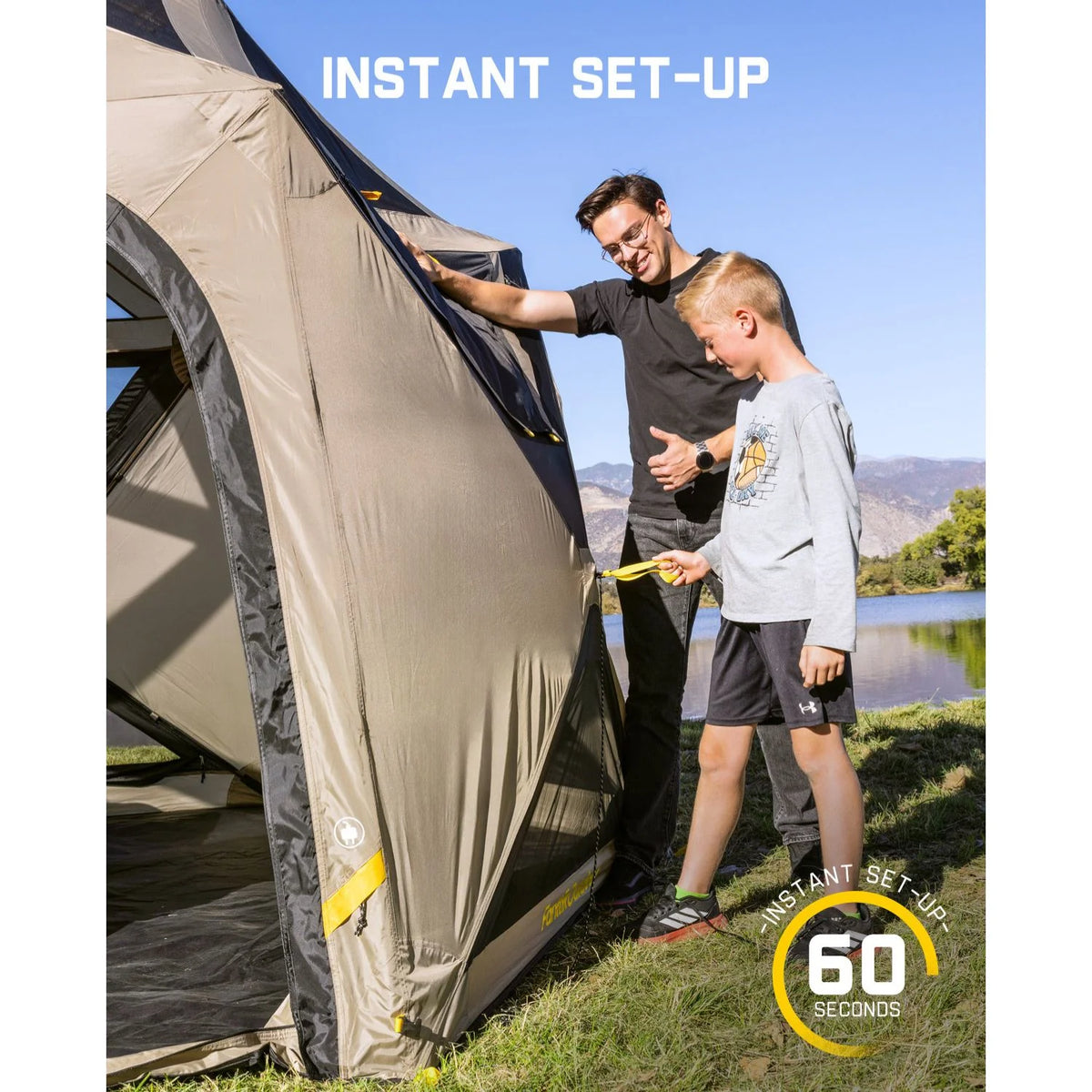 FanttikOutdoor Alpha C6 Ultra Instant Cabin Tent