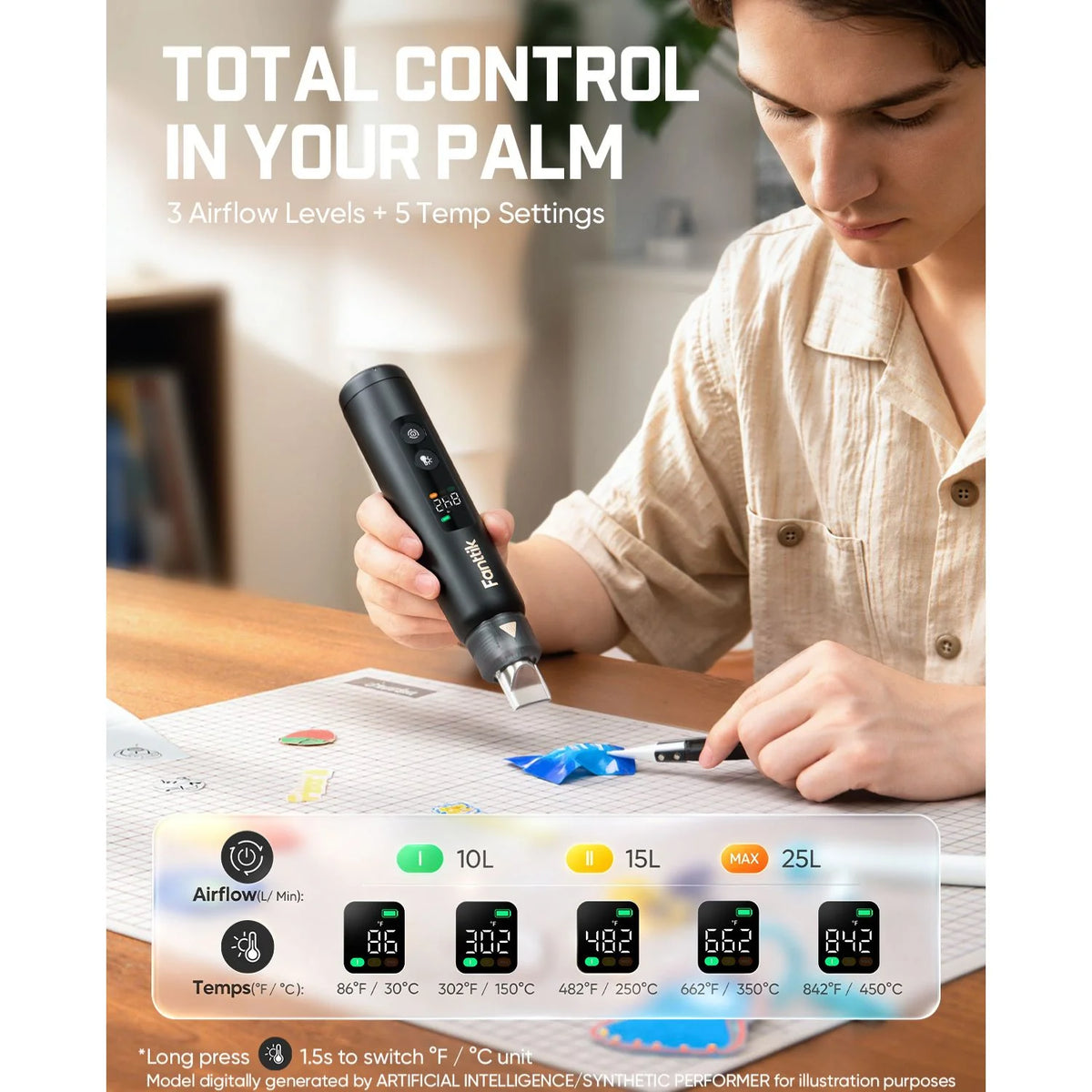 Fanttik H3 Master Cordless Mini Heat Gun