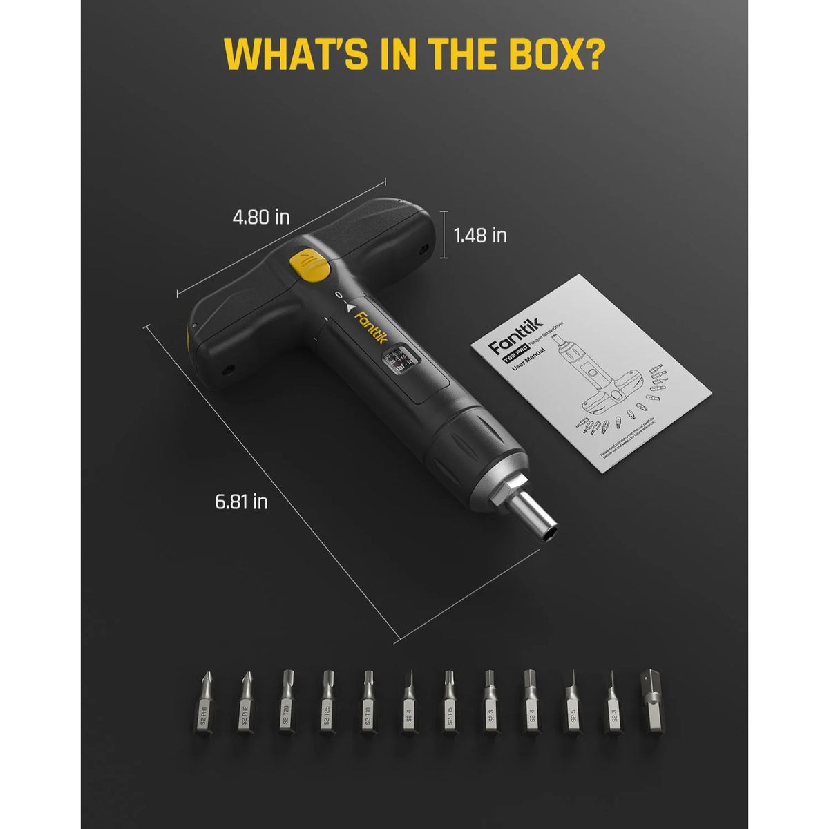 Fanttik TS2 PRO Torque Screwdriver Wrench Set