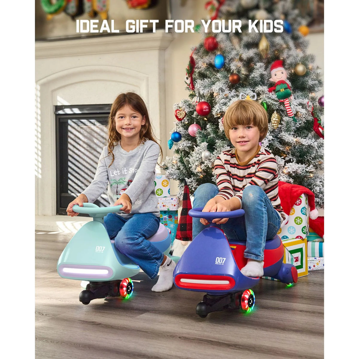 FanttikRide N7 Pro 12V Electric Wiggle Car with Pedal