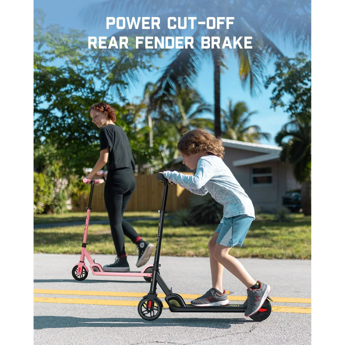 FanttikRide C9 Electric Scooter for Kids Pink