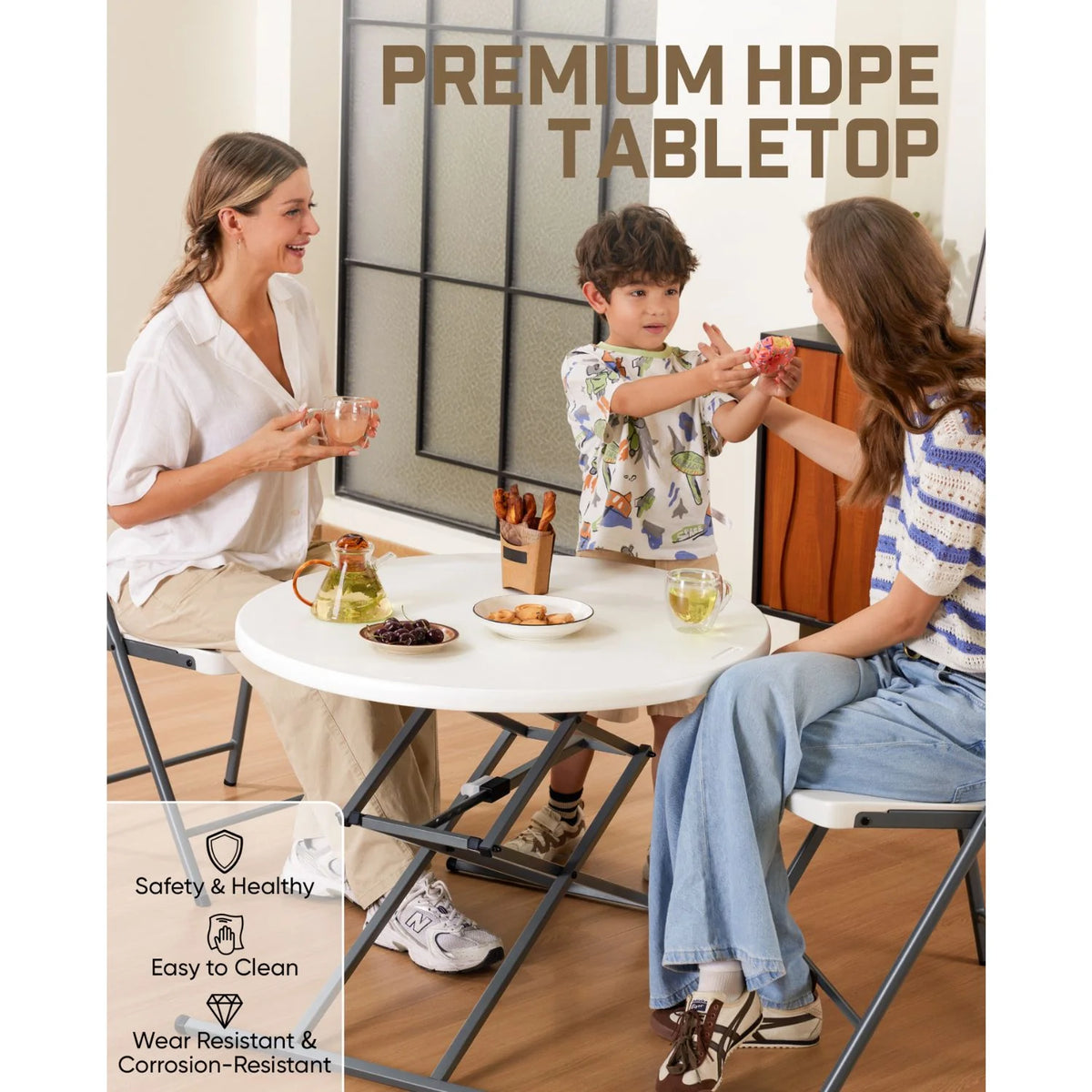 FanttikOutdoor Zeta O3 Pro 32" Folding Table (2-Pack)
