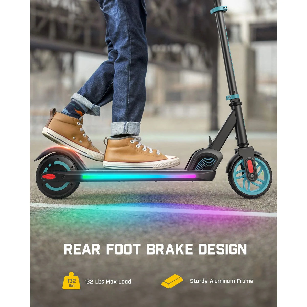 FanttikRide C9 Apex Electric Scooter for Kids Blue