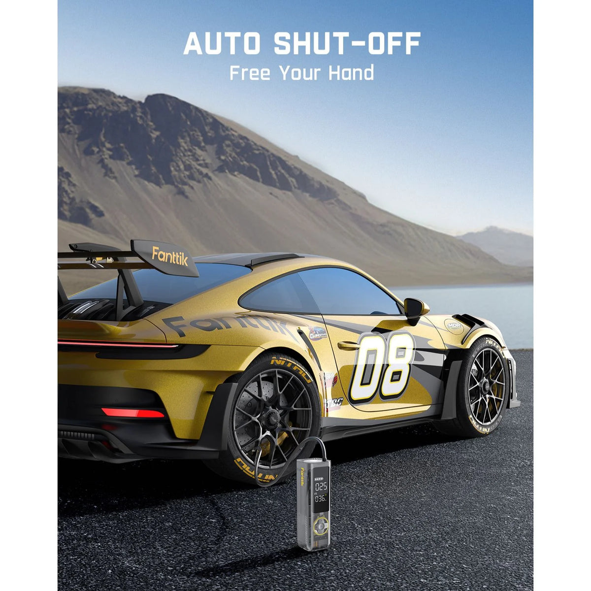 Fanttik X8 APEX® Tire Inflator Mechanical Gray