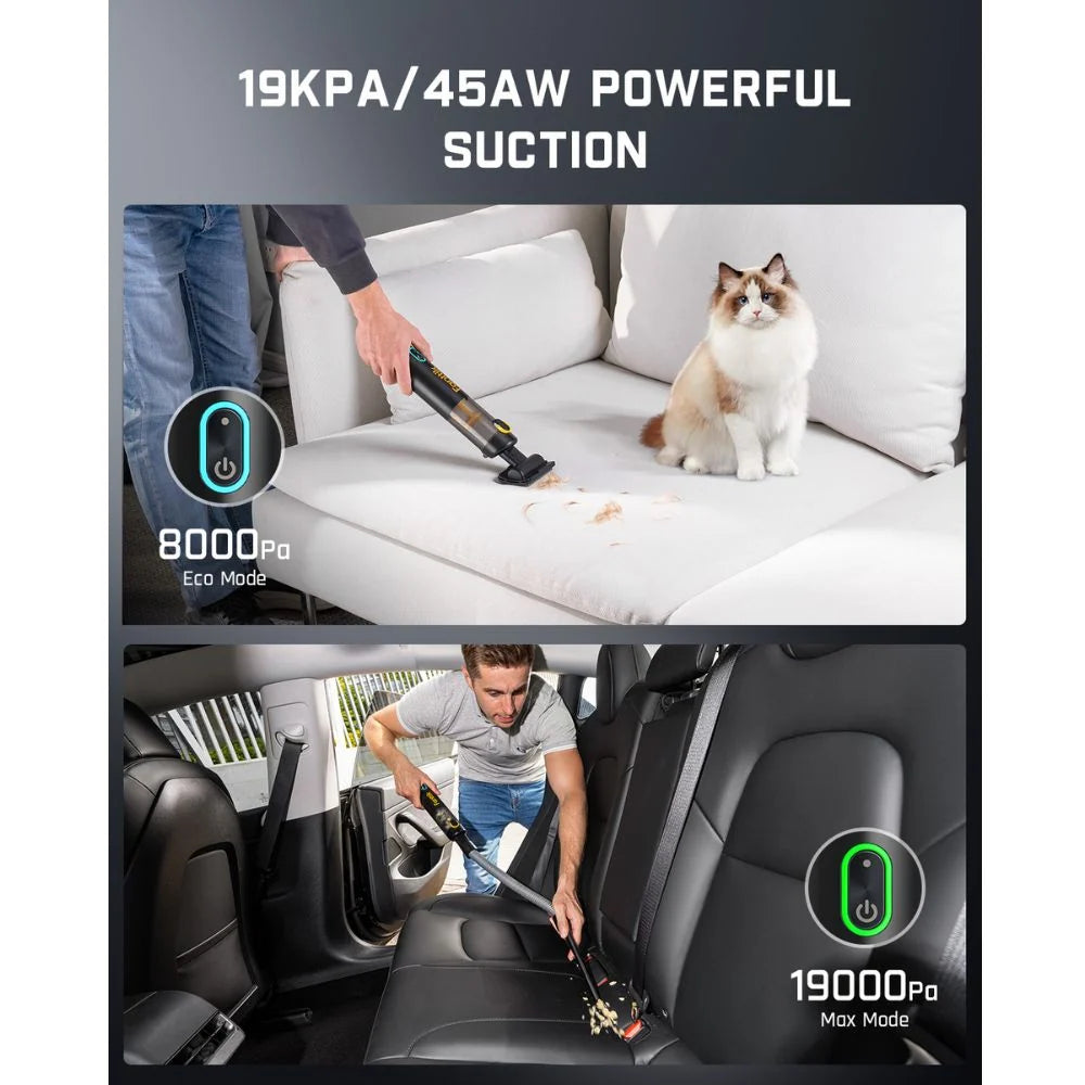 Fanttik X8 APEX EV Tire Inflator and Slim V8 APEX Car Vacuum