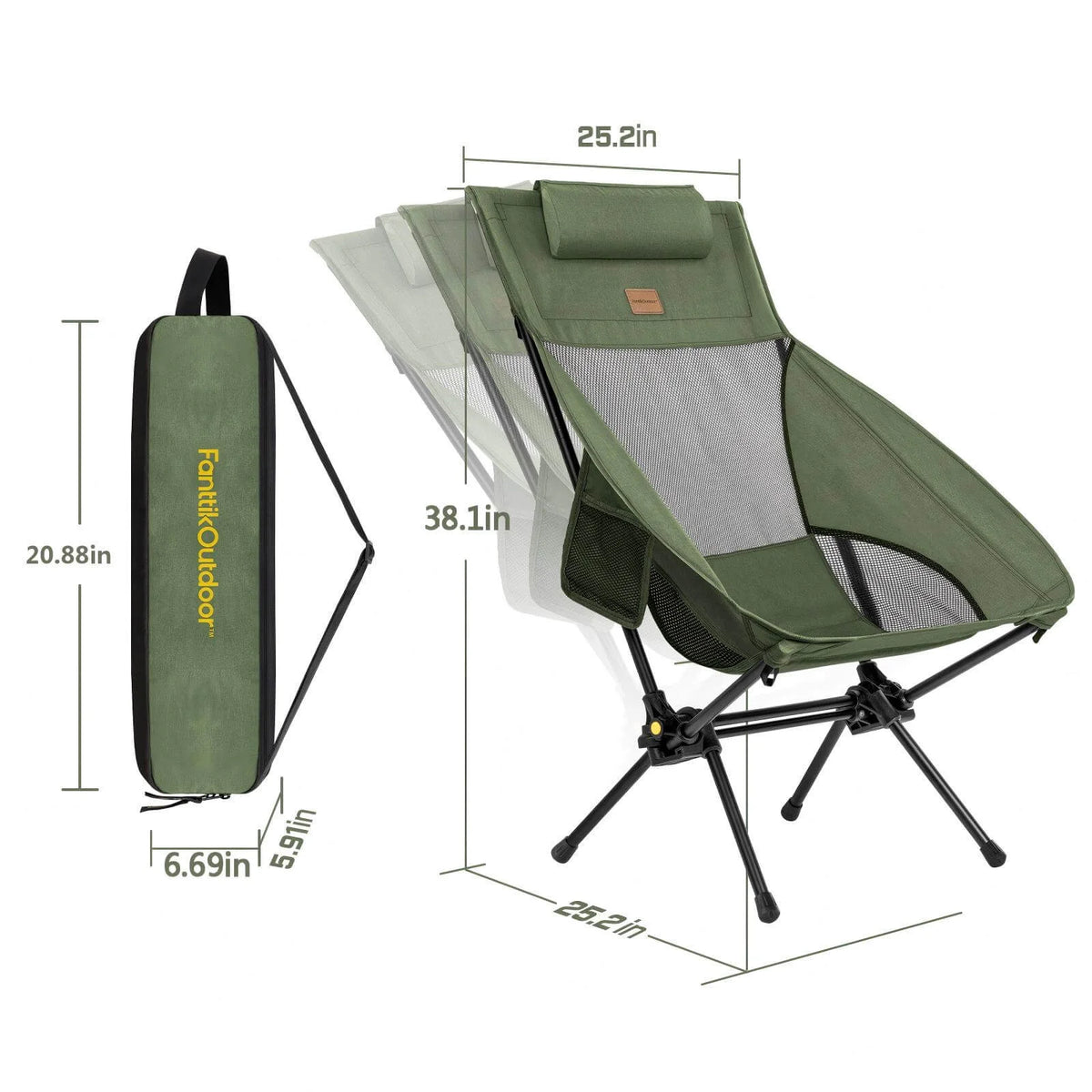 FanttikOutdoor Zeta L8 Max Rocker Camping Chair