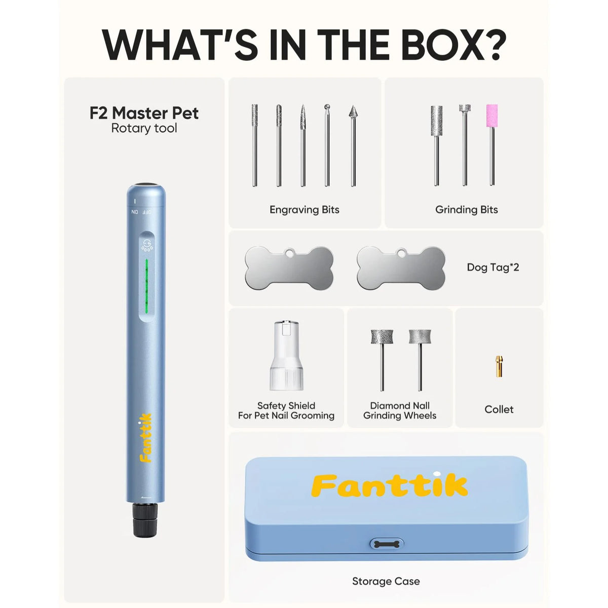 Fanttik F2 Master Pet Dog Nail Grinder