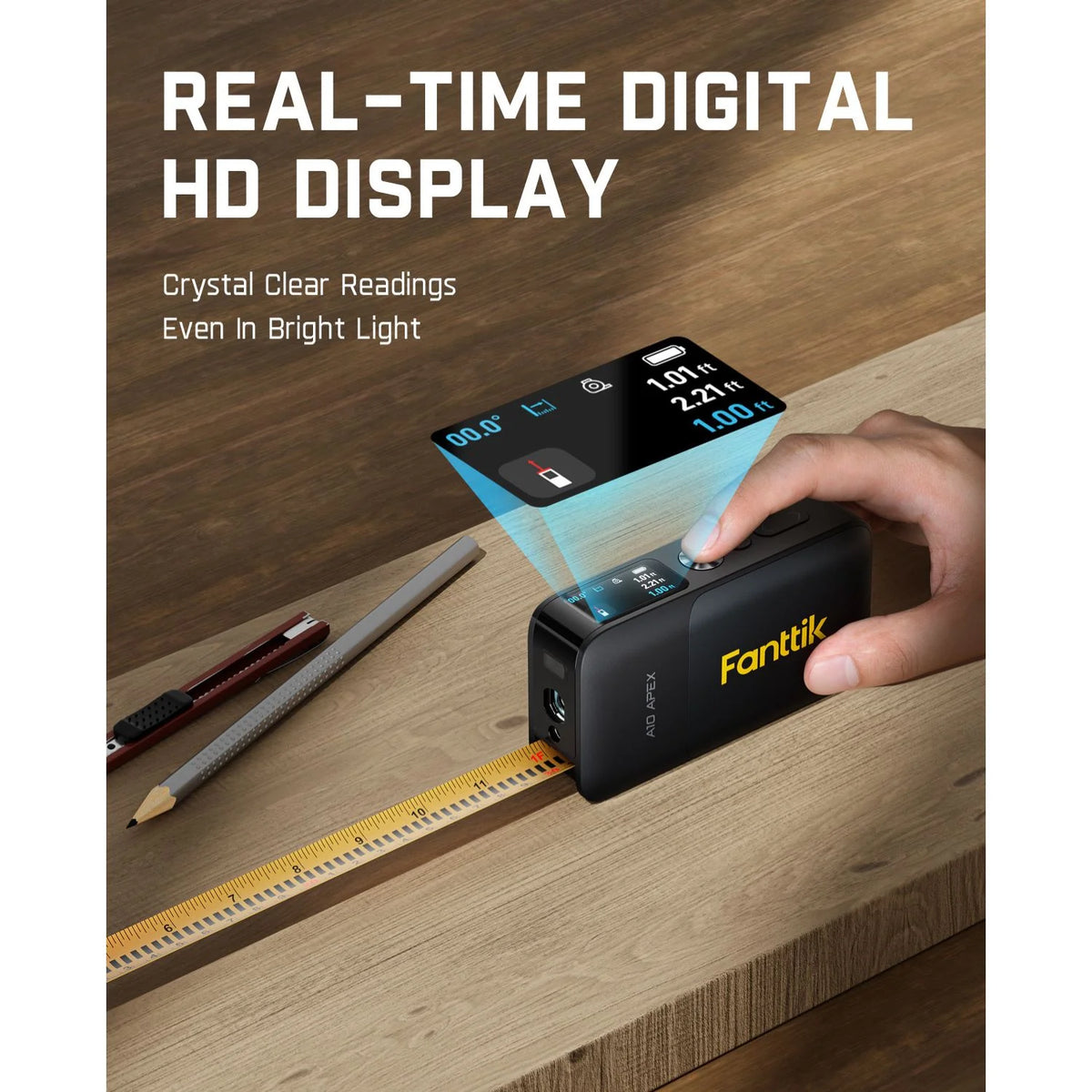 Fanttik A10 Apex 3-in-1 Laser Distance Meter