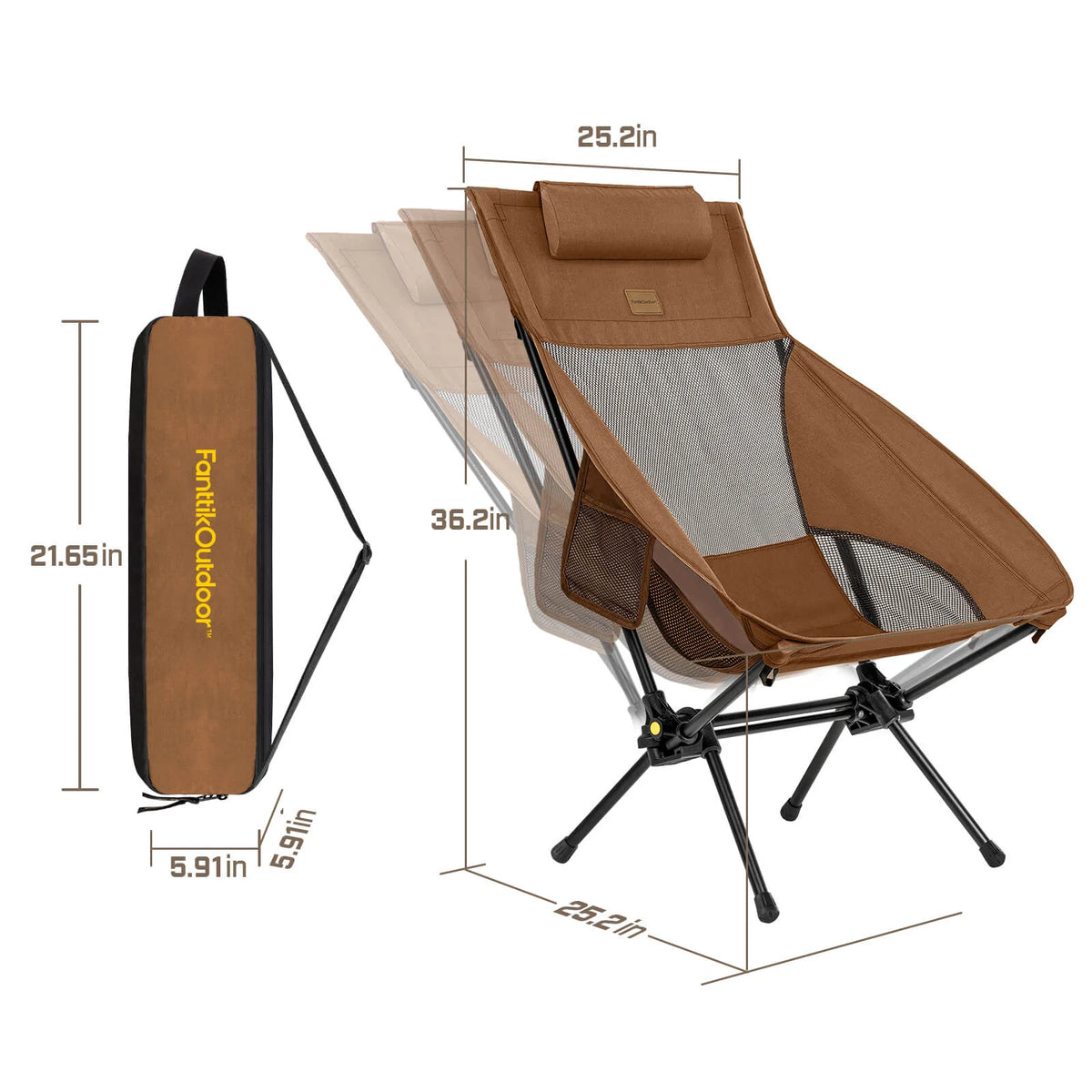 FanttikOutdoor Zeta L8 Max Rocker Camping Chair