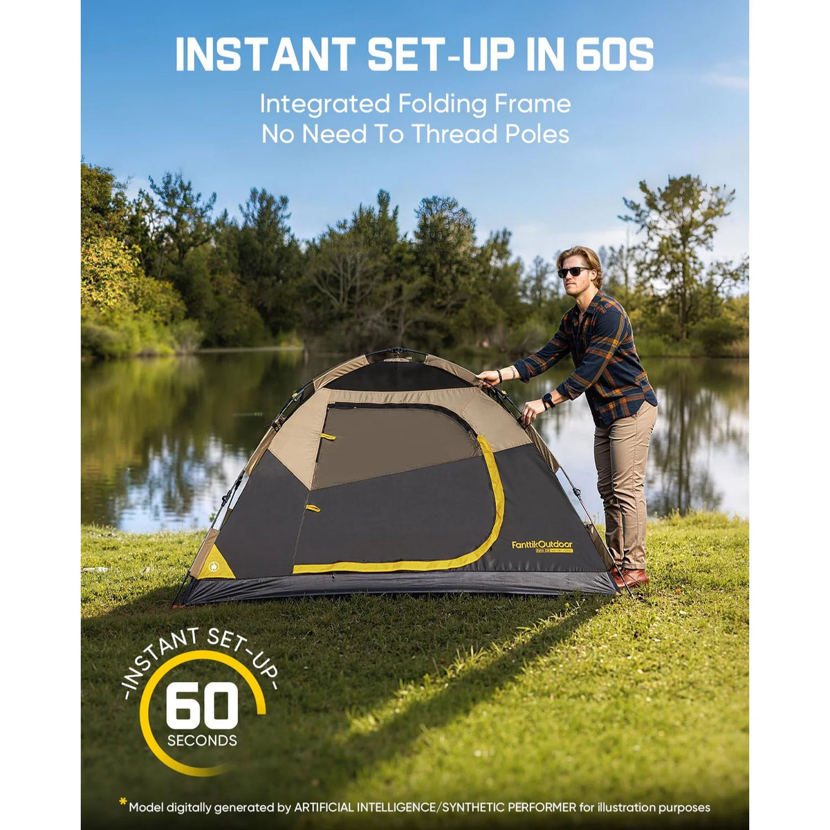 FanttikOutdoor Zeta C2/C3/C4 Dome Tent