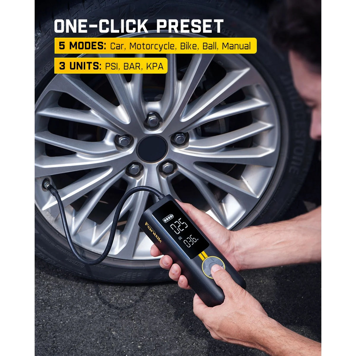 Fanttik X8 APEX Tire Inflator and Potent T10 1800 Amp Jump Starter