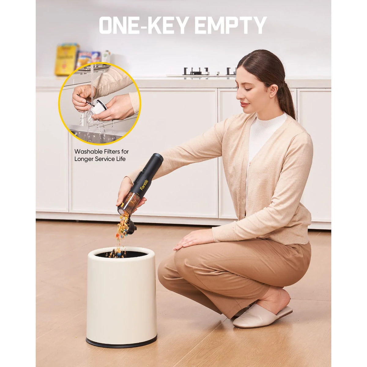 Fanttik Slim V10 Lite Cordless Handheld Vacuum