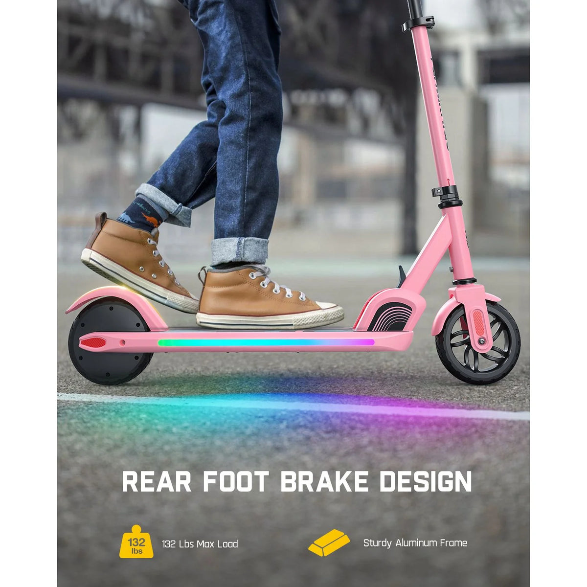 FanttikRide C9 Pro Electric Scooter for Kids Pink