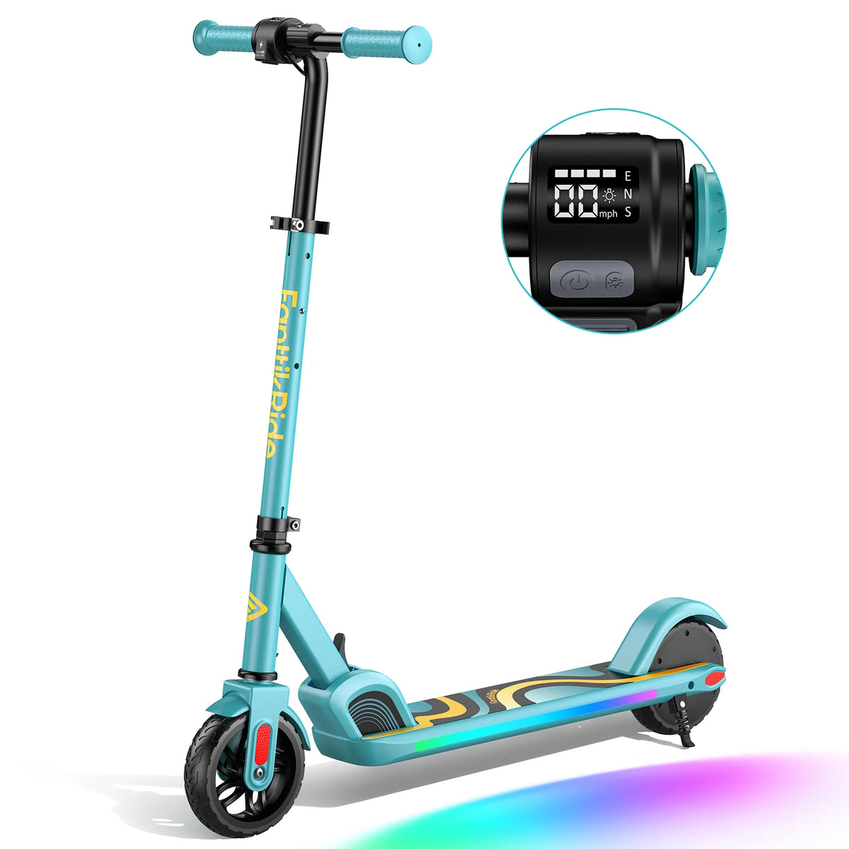FanttikRide C9 Pro Electric Scooter for Kids Blue