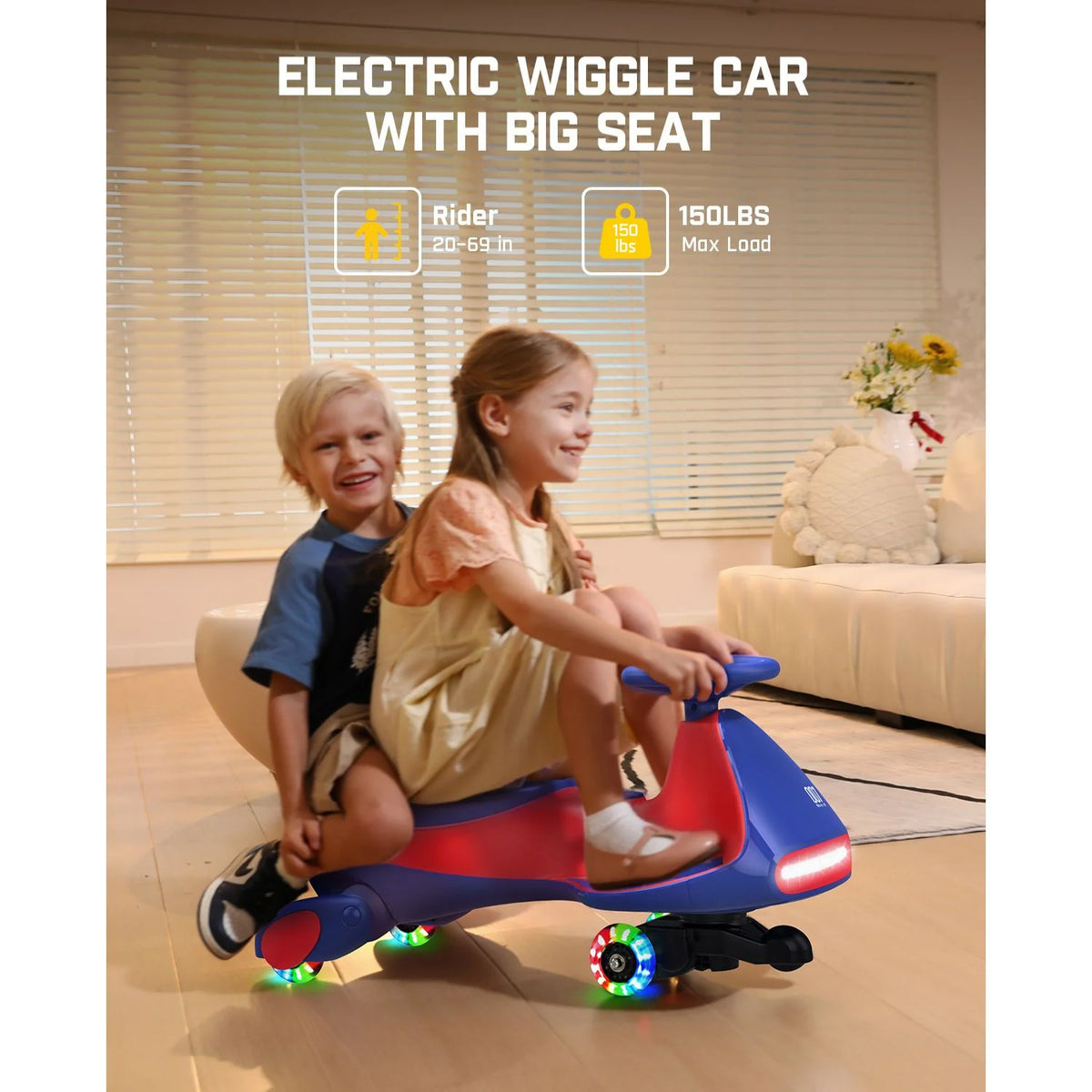 FanttikRide N7 Pro 12V Electric Wiggle Car with Pedal