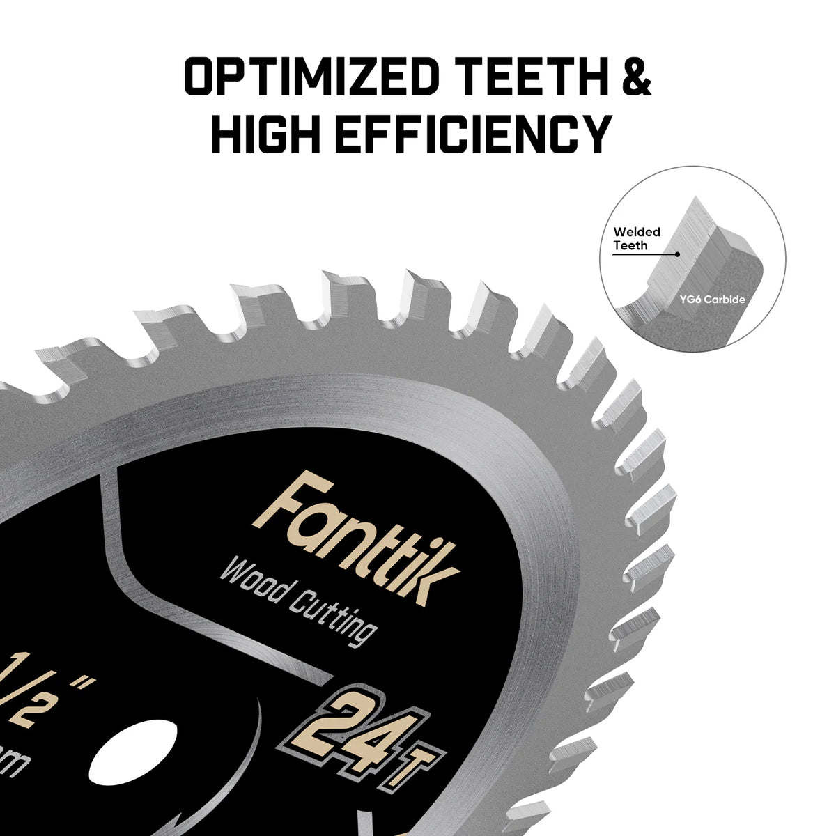 Fanttik OB02 4-1/2" 24T Circular Saw Blade for O11 Apex