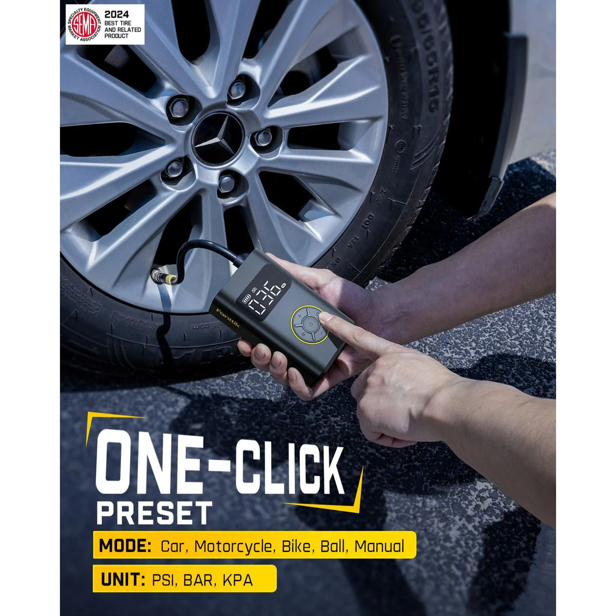 Fanttik X9 Pro Portable Tire Inflator Deluxe Package