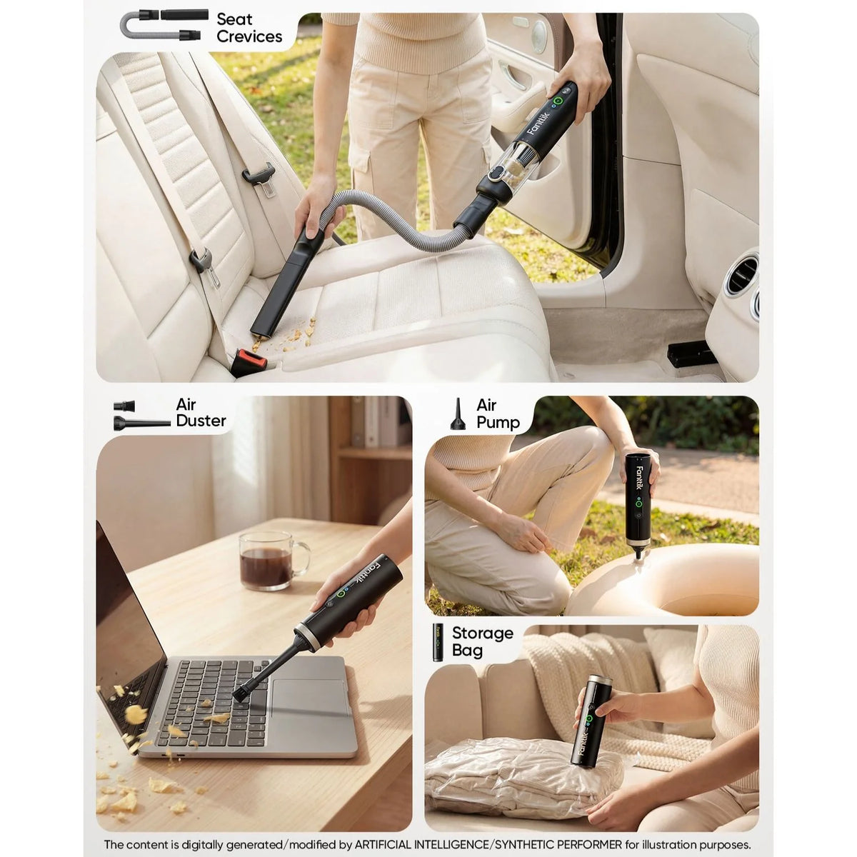Fanttik Slim V10 Ultra Cordless Car Vacuum