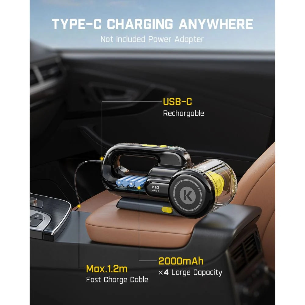 Fanttik E1 Max Precision Electric Screwdriver and V10 APEX Foldable Car Vacuum