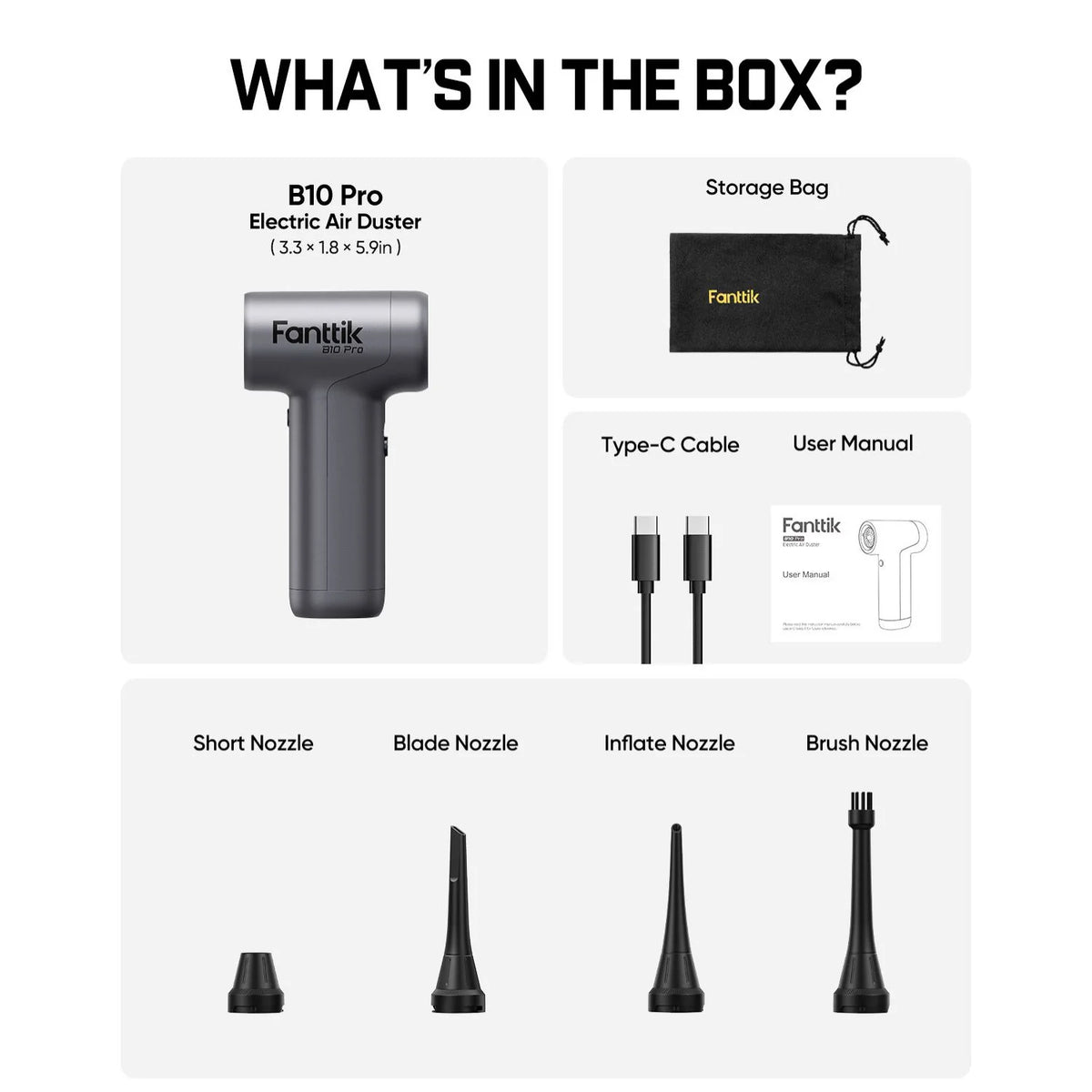 Fanttik B10 Pro Electric Air Duster