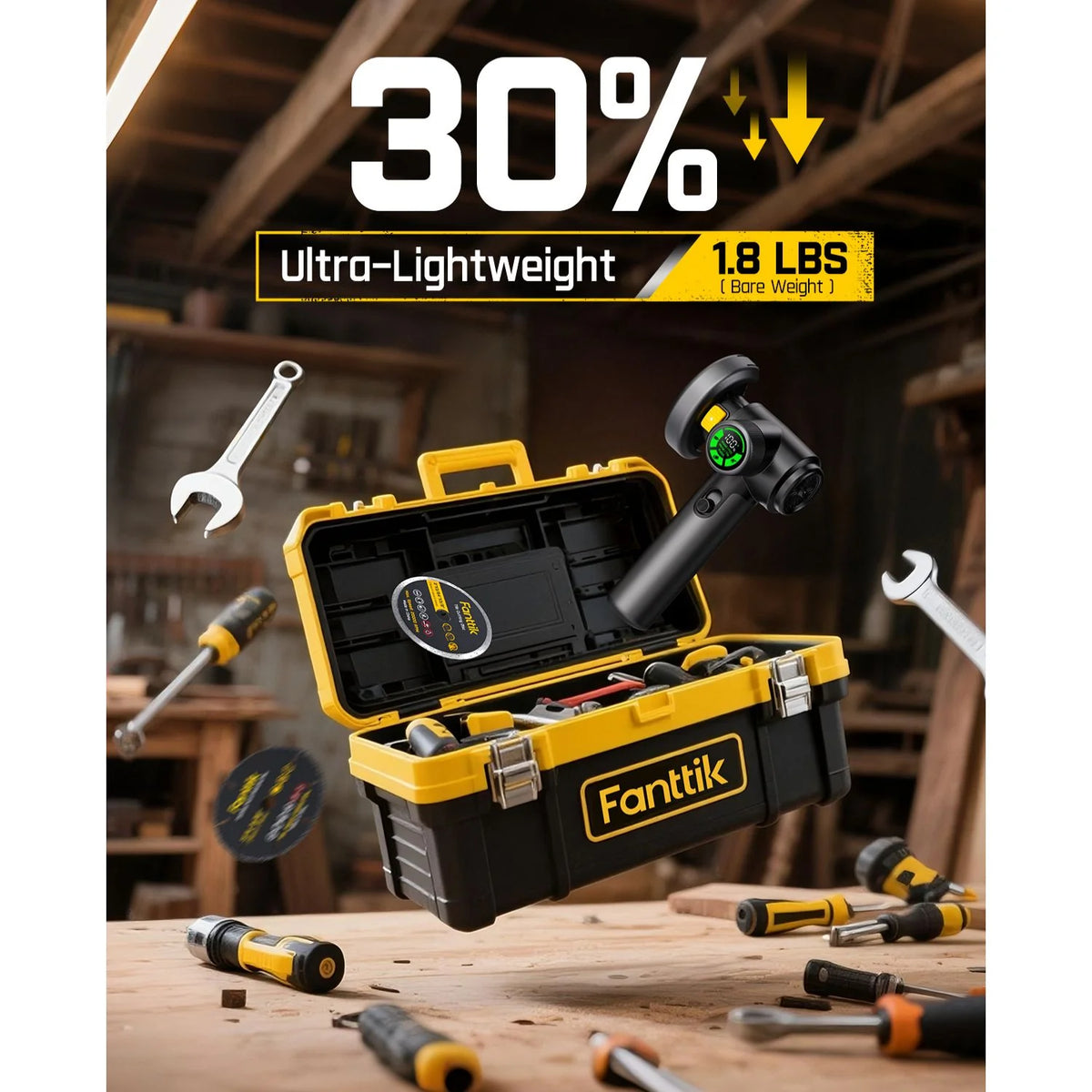 Fanttik M10 ACE Cordless Angle Grinder