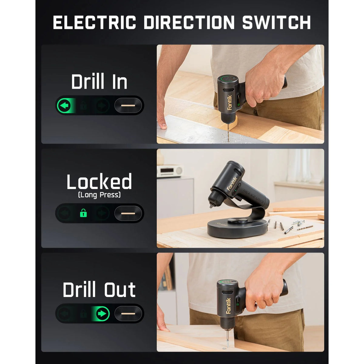 Fanttik K2 Ultra 7.4V Cordless Power Drill
