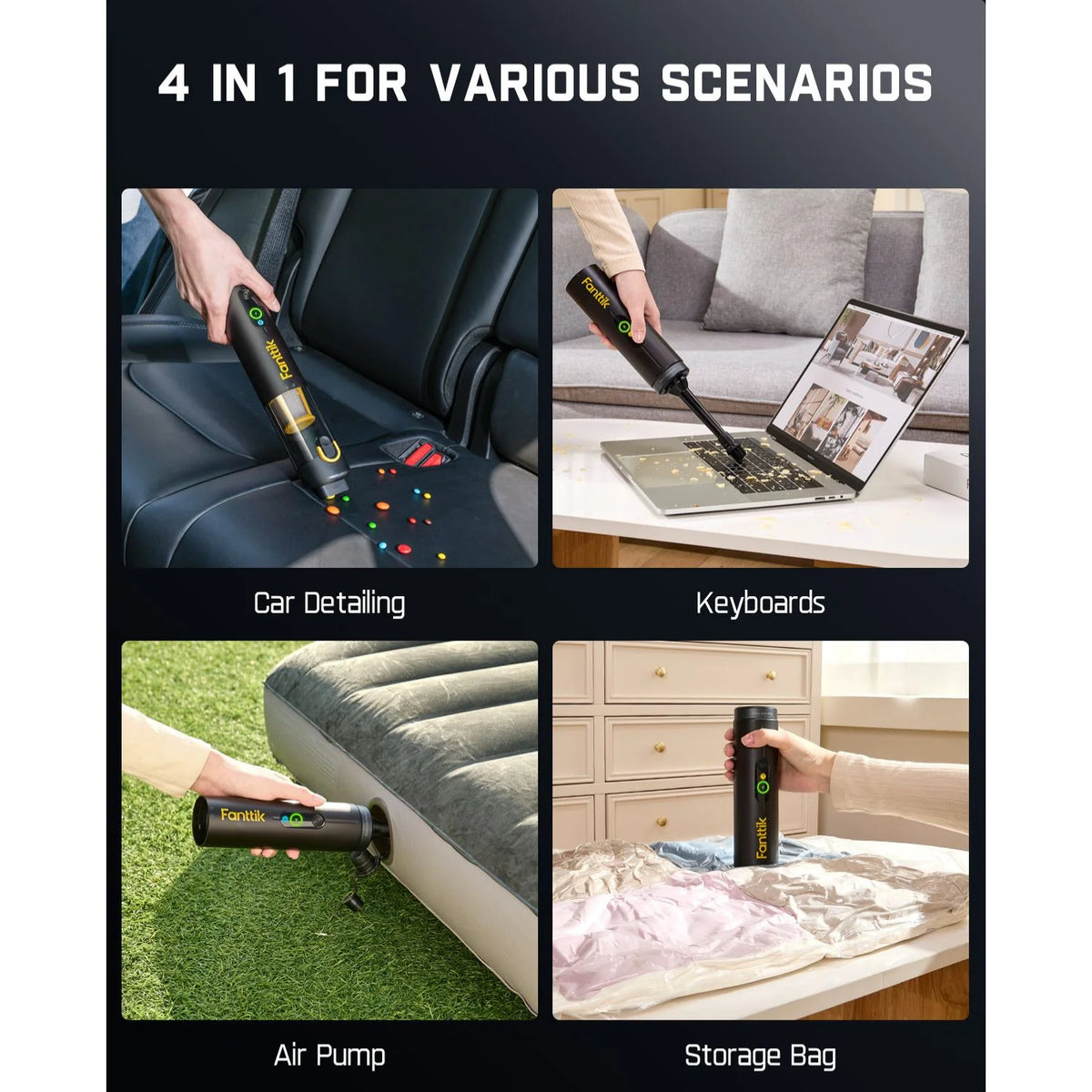 Fanttik Slim V10 Mate Cordless Car Vacuum
